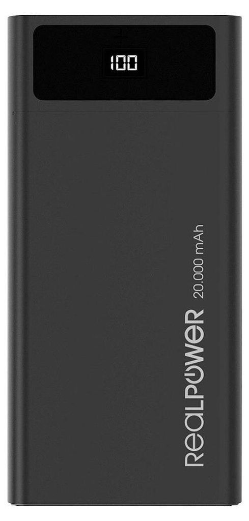 RealPower PB-20k PD - 20000 mAh - 18 W - Schwarz Obrázek produktu 