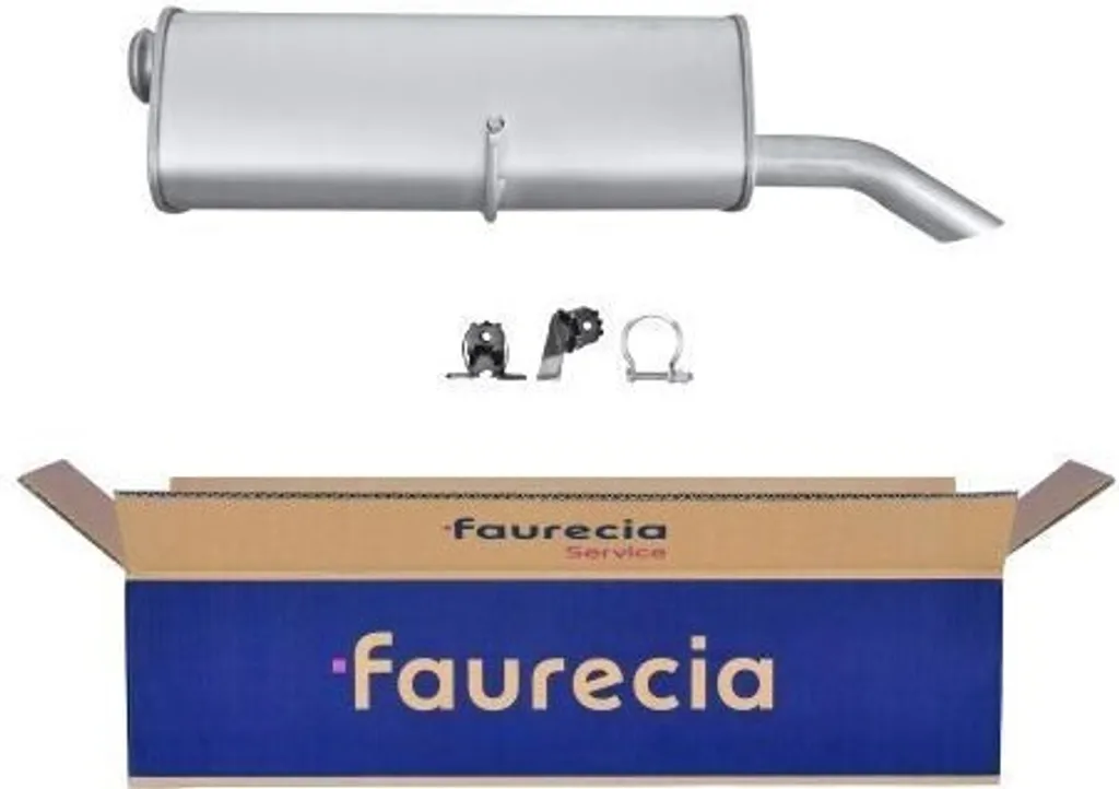 Silencieux d'échappement HELLA 8LD 366 032-281 pour 307 OE 1726KQ