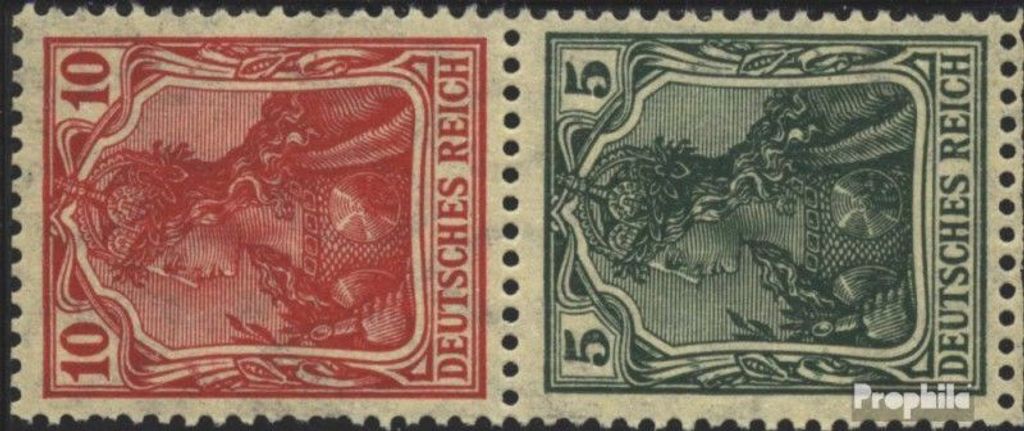 Briefmarken Deutsches Reich 1919 Mi S5 postfrisch Germania