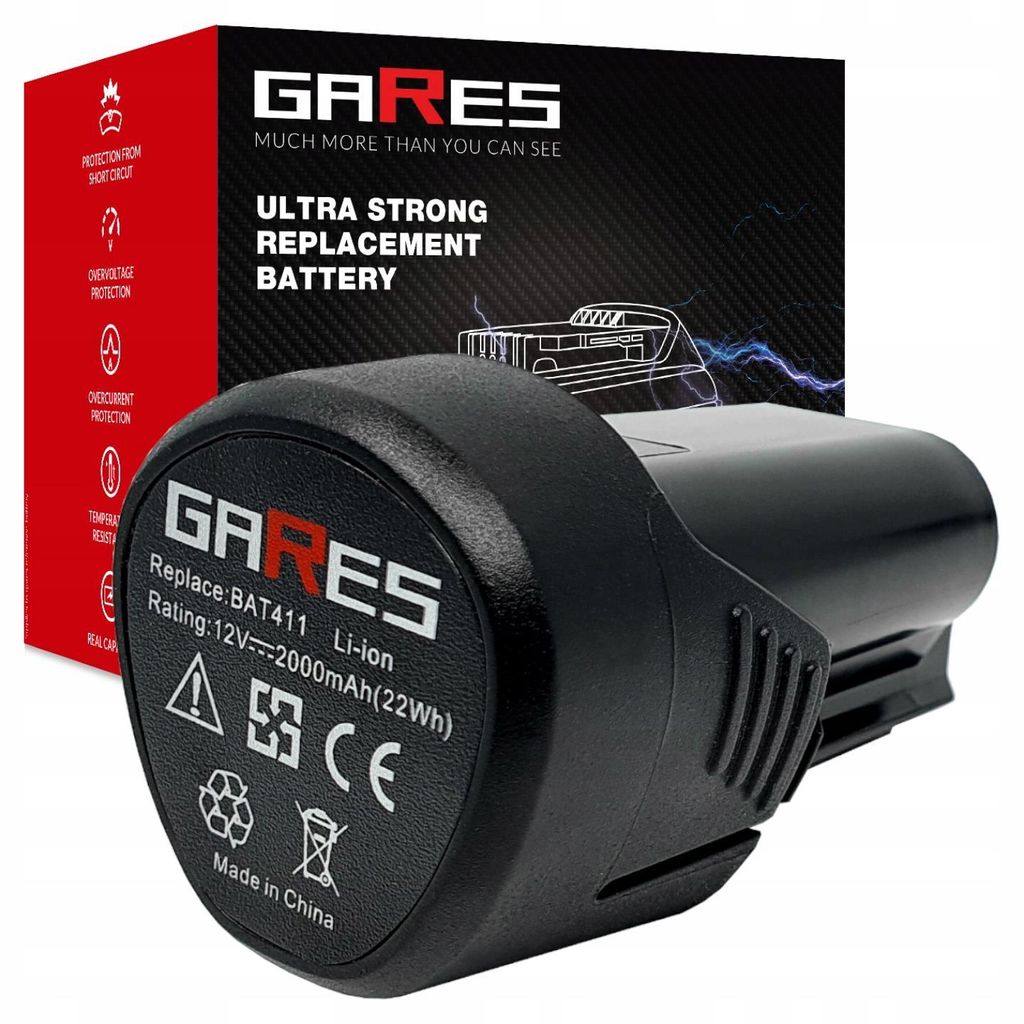 GARES Akumulátor Baterie pro Bosch GSR 10,8-2-LI 2607336013 Obrázek produktu 