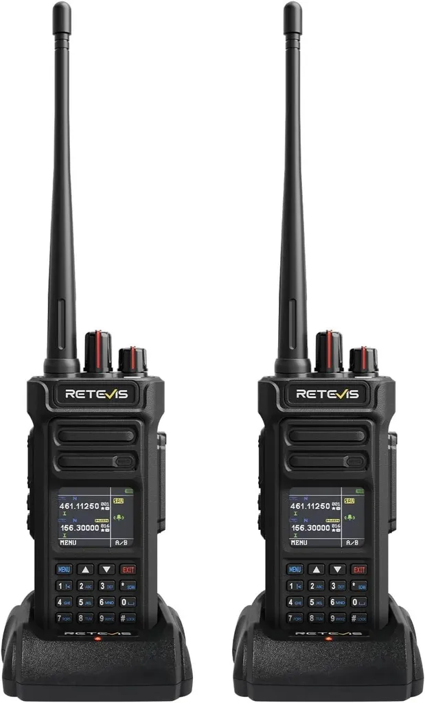 Retevis RT29S Radio Talkie-walkie Longue Portée IP67 Double Bande LCD
