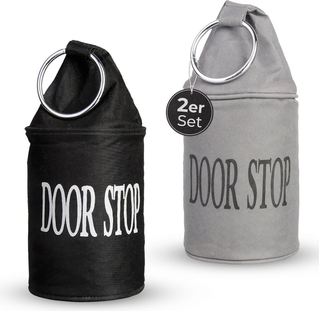 TOPANBIETER 999 Türstopper 2er Metallring Bodenstopper Tür Stopper Türkeil Deko