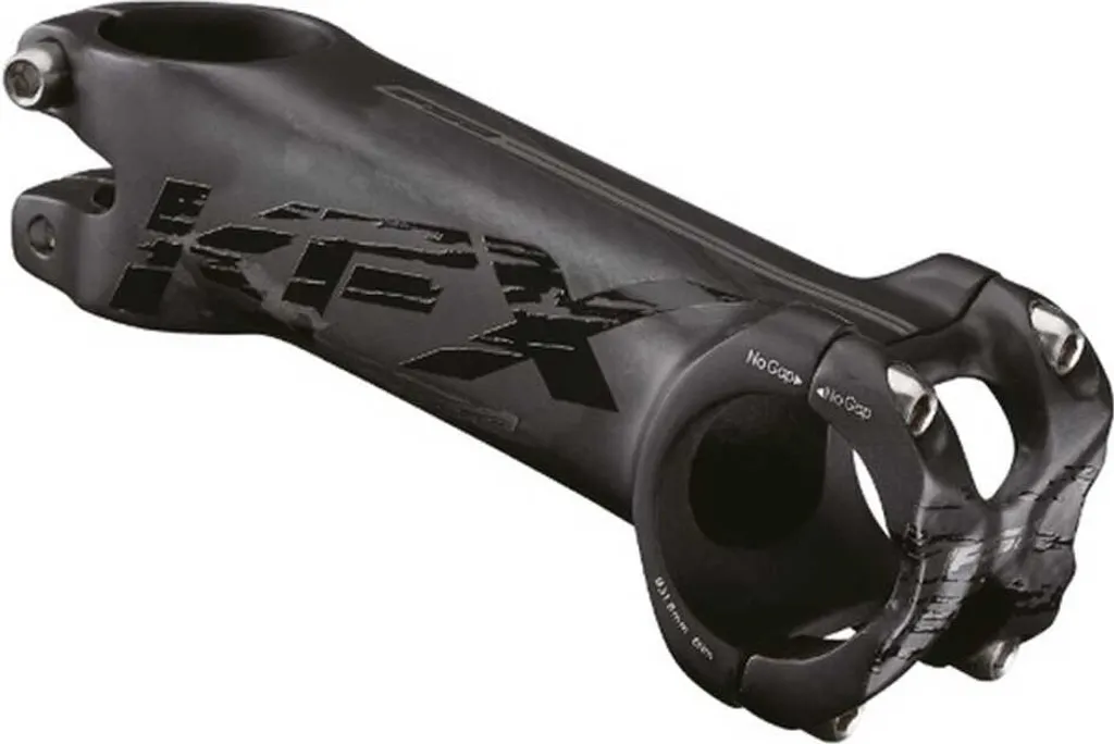 Potence FSA KFX -12° Ø 31,8 mm 90 mm Noir Carbone haute rigidité VTT
