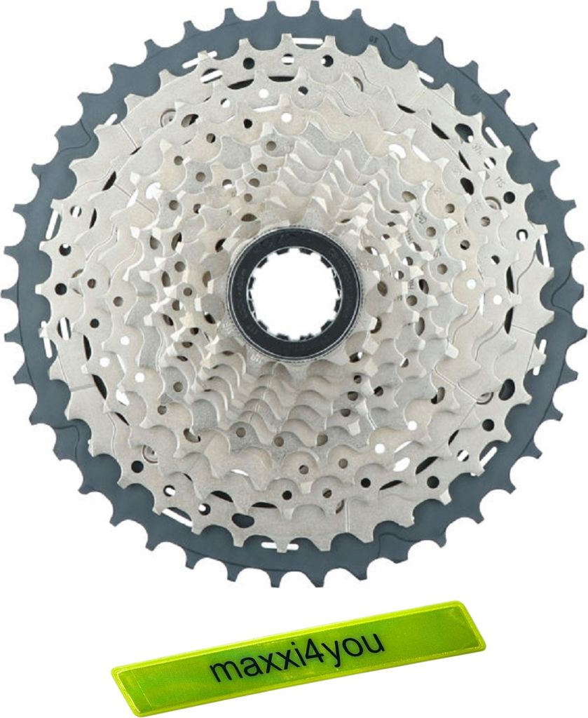 Shimano Kassetten 11-Fach SLX CS-M7000 11-42 Zähne inkl. maxxi4you Reflexband