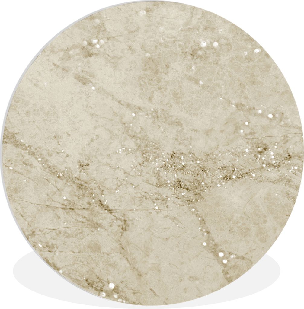 MuchoWow - Wand-Kreis - Wohnzimmer - Bild - Runde - Wanddeko - Dibond - Kunstdrucke