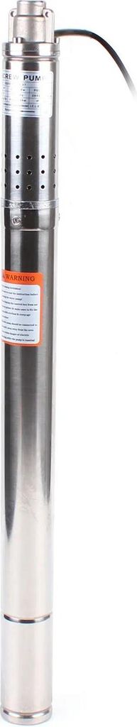 Tiefbrunnenpumpe - 2QGD1-50-0.37 - 370 W - 5,08 cm Anschluss - Schraubenpumpe - Max. 55 m Förderhöhe - Elektrisch - EU-Stecker