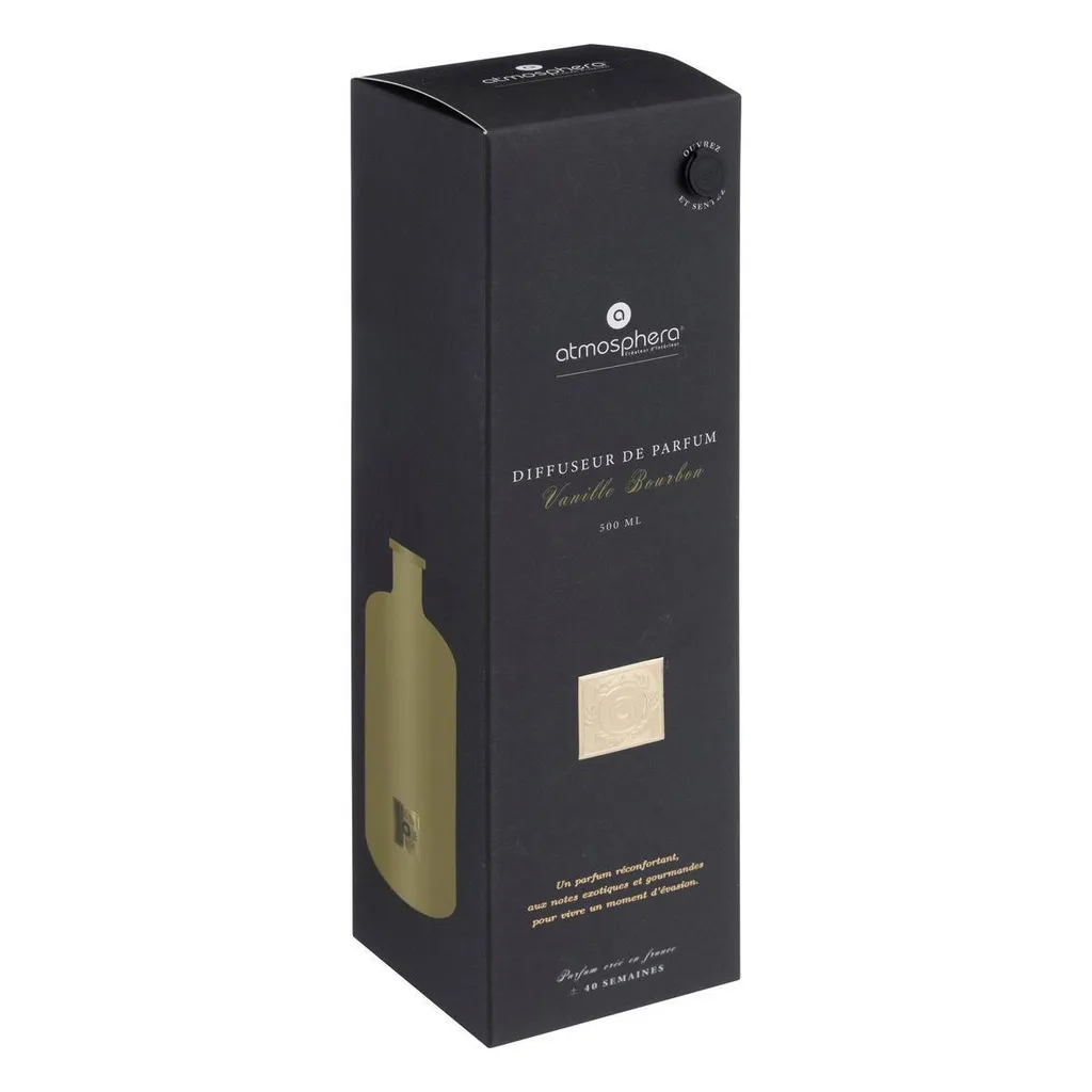 Diffuseur Enzo Vanille 500 ml, senteur longue durée et design Atmosphera - 2