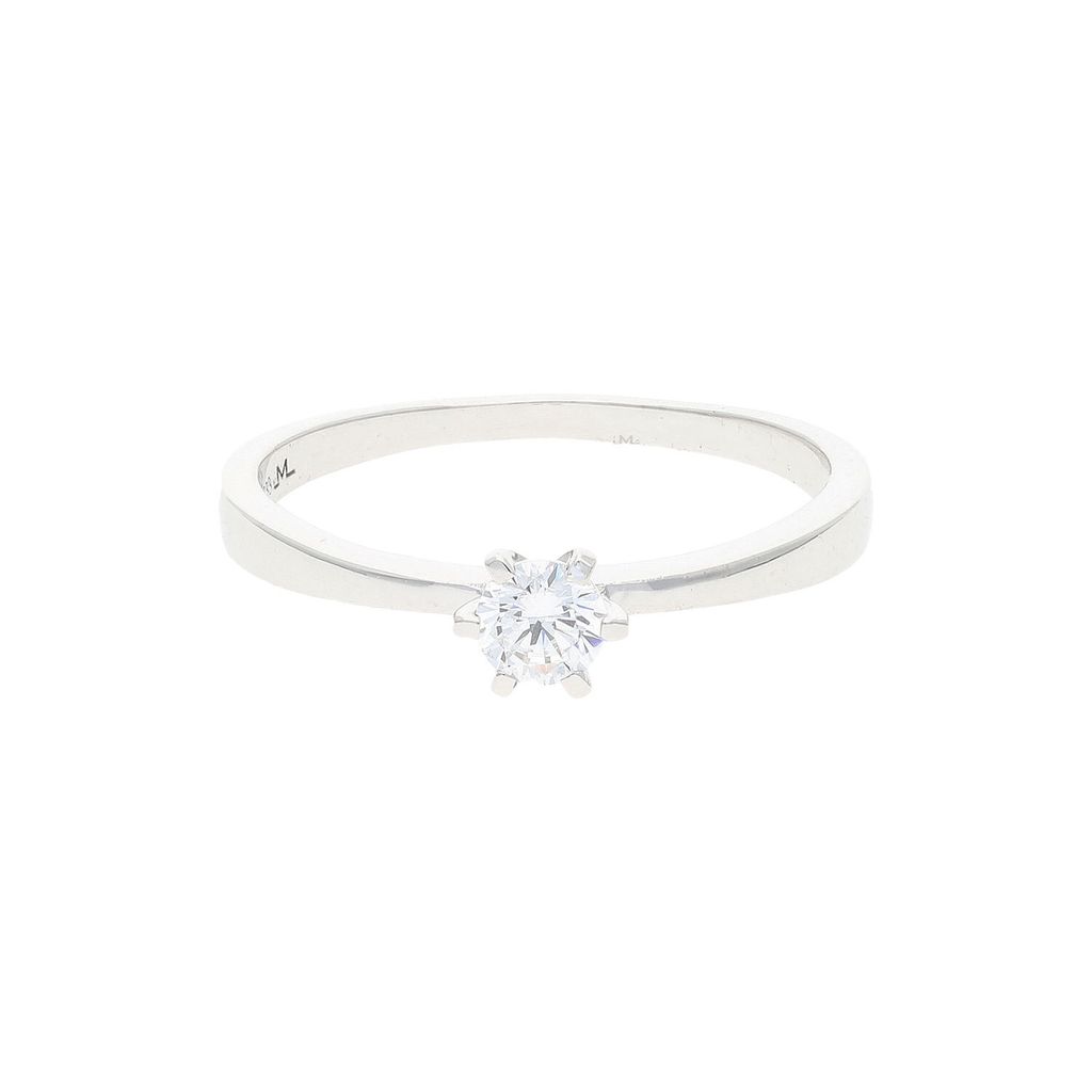 JuwelmaLux Ring 333 Weißgold mit synth. Zirkonia JL39-07-0367 58