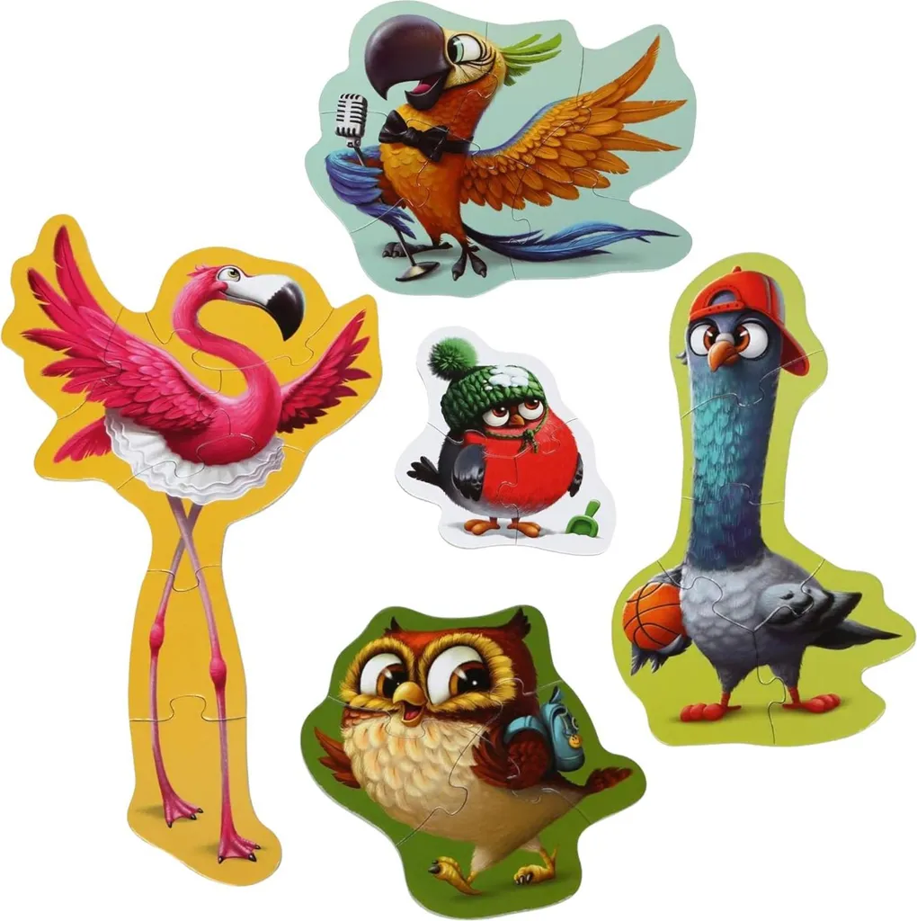 Puzzle Puzzlika Oiseaux : Le Jeu Anti-Frustration pour les Petits - 5