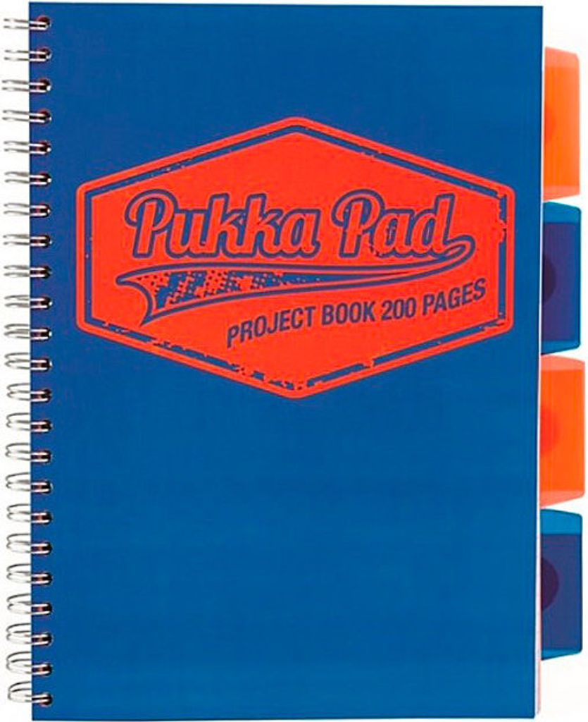 Ringbuch Pukka Pad B5 Project Book Neonblau – Pukka Pads