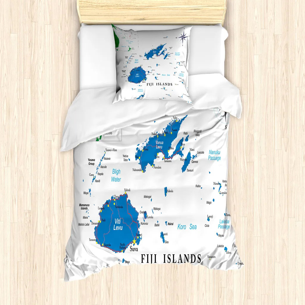 Recensione Set Letto Fiji ABAKUHAUS: Eleganza Tropicale Cobalto-Verde