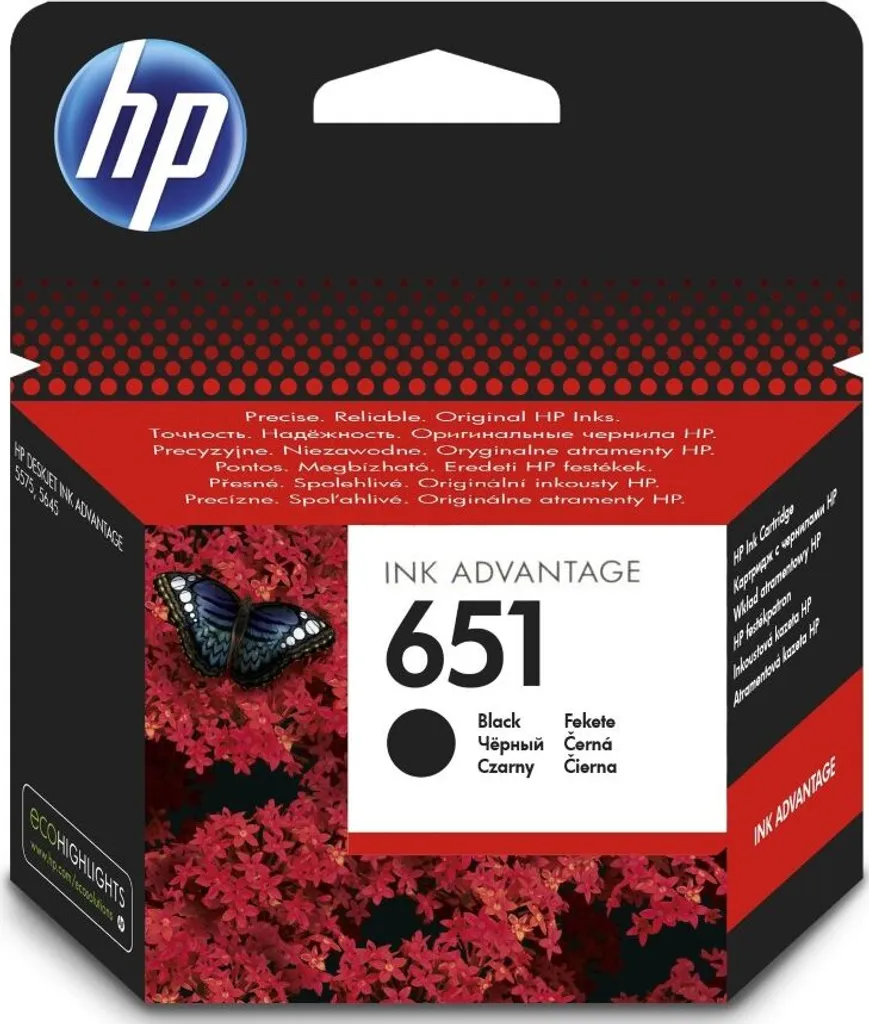 Cartouche HP 651 C2P10AE Noire : Idéale pour vos documents et devoirs d'école