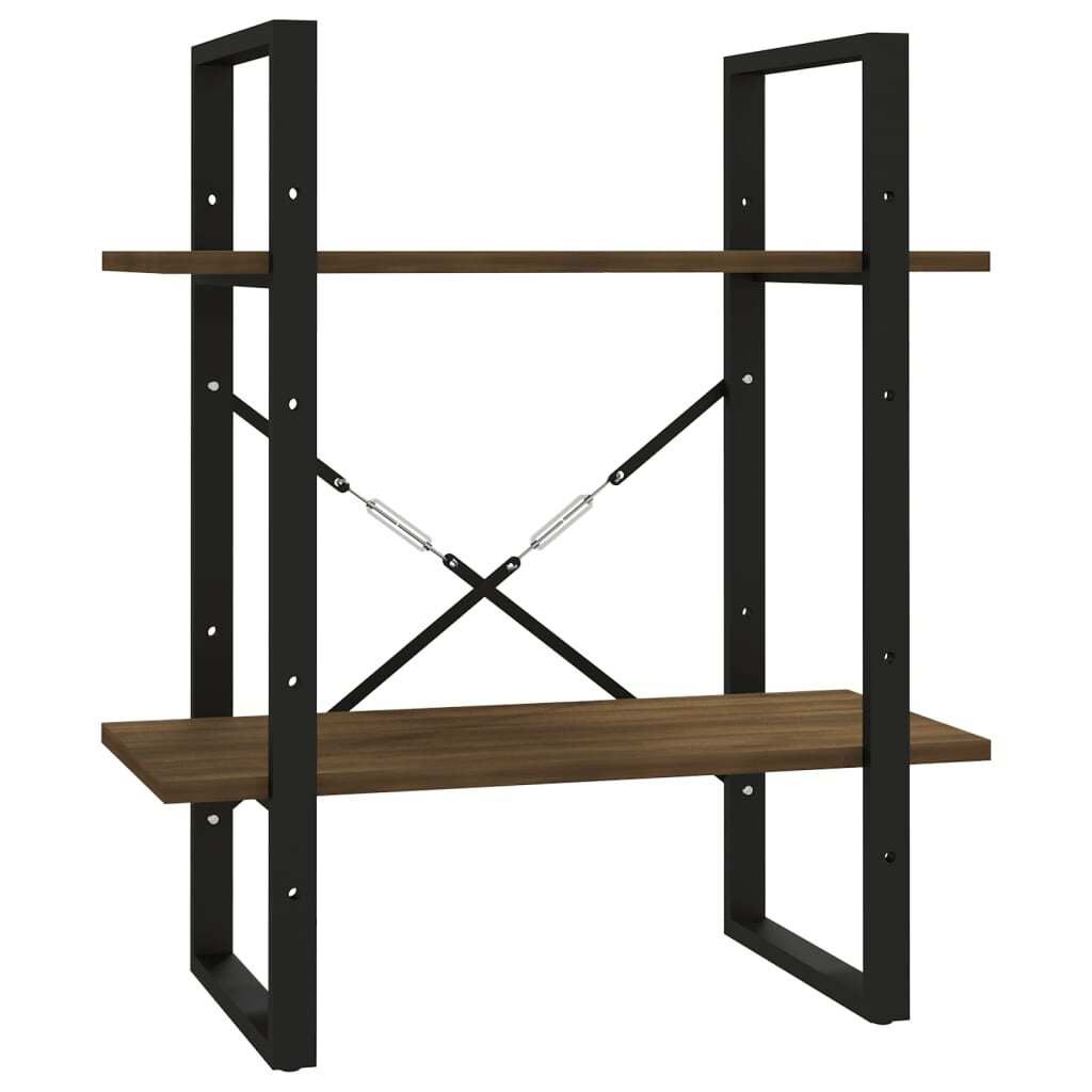 VidaXL 821308, Brązowy, Dąb, Metal, Drewno, 600 mm, 300 mm, Zdjęcie produktu 