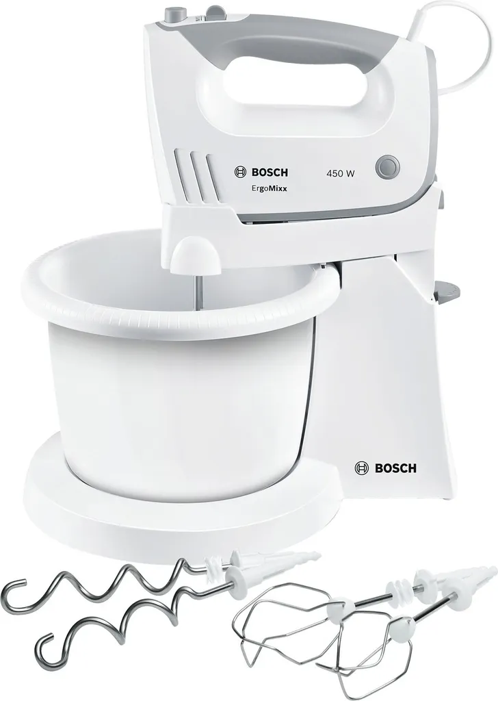 Batteur Bosch MFQ36460 ErgoMixx 450W puissant et silencieux avec bol