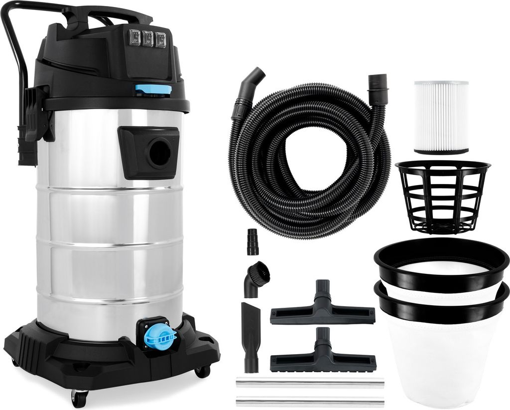BAUTEC Industriesauger 80 L 3.400 W » Set inkl. 10m Produktbild 