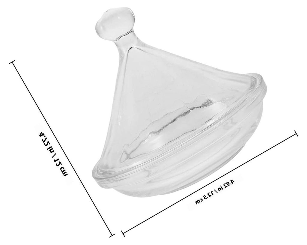 Dessertteller aus Glas mit Deckel Kleine Schale für Pudding und Obst Serviertablett für Party und Küche im modernen Design