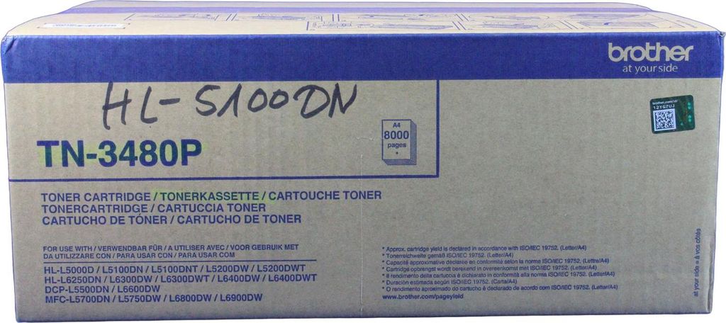 Brother TN-3480P Tonerkartusche 1 Stck Original Schwarz Produktbild 