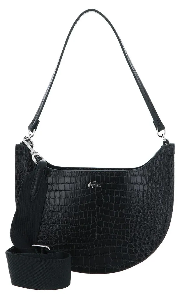 Petit sac bandoulière Moon Bag Lacoste vert foncé pour femme chic