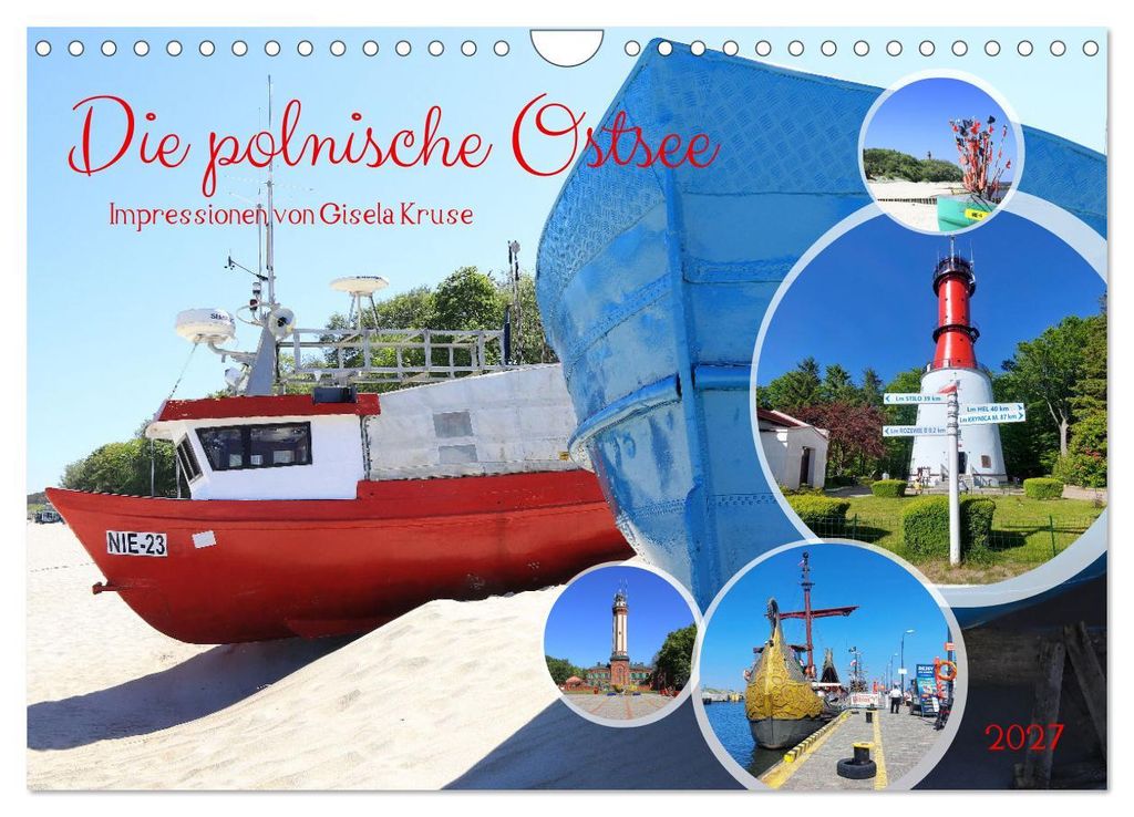 Die polnische Ostsee (Wandkalender 2027 DIN A4 quer), CALVENDO Monatskalender