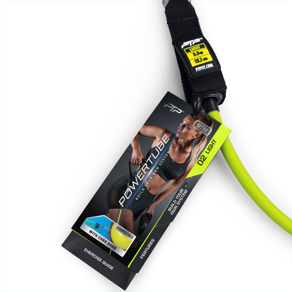 Resistance Tube 52cm POWERTUBE MINI Lime LIGHT PTP