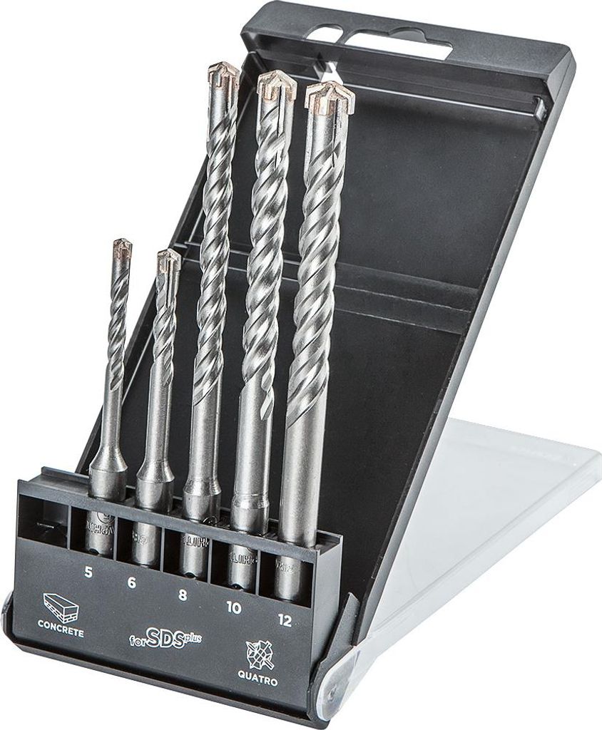 Set di punte per calcestruzzo GRAPHITE SDS Plus, quatro, Immagine del prodotto 