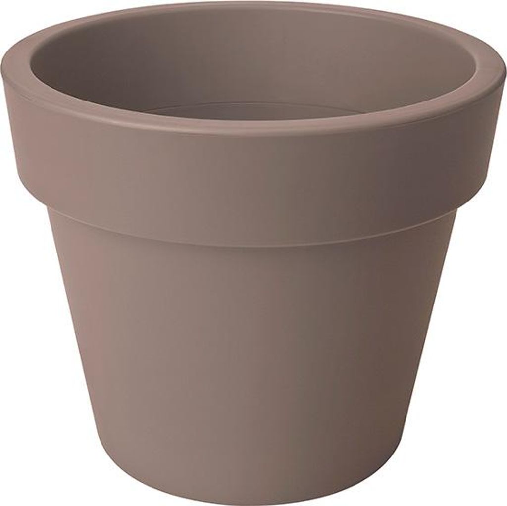green basics top planter 23cm taupe