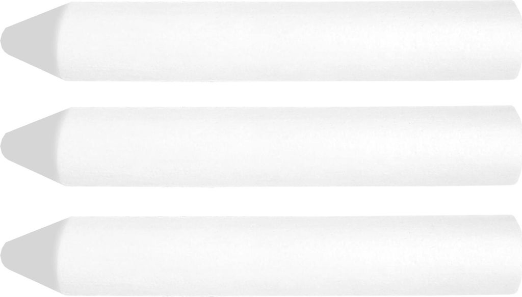 Technische Kreide weiß, 13 x 85 mm, 3 Stück. 14A950 TOPEX