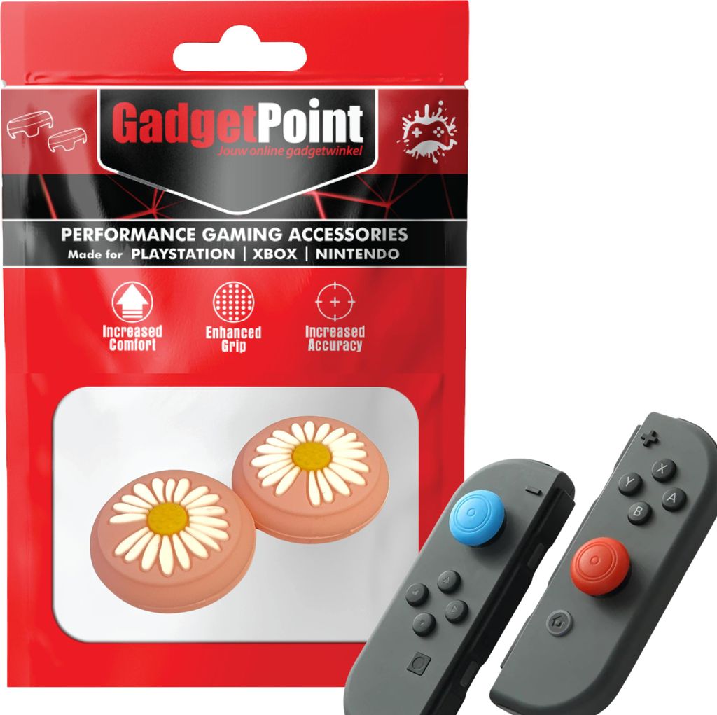 Thumbgrips - Thumb Grips voor Nintendo Switch Joy-Con Controllers - Gaming Thumbgrips - Performance Anti-Slip Thumbsticks - Bescherming Accessoires...