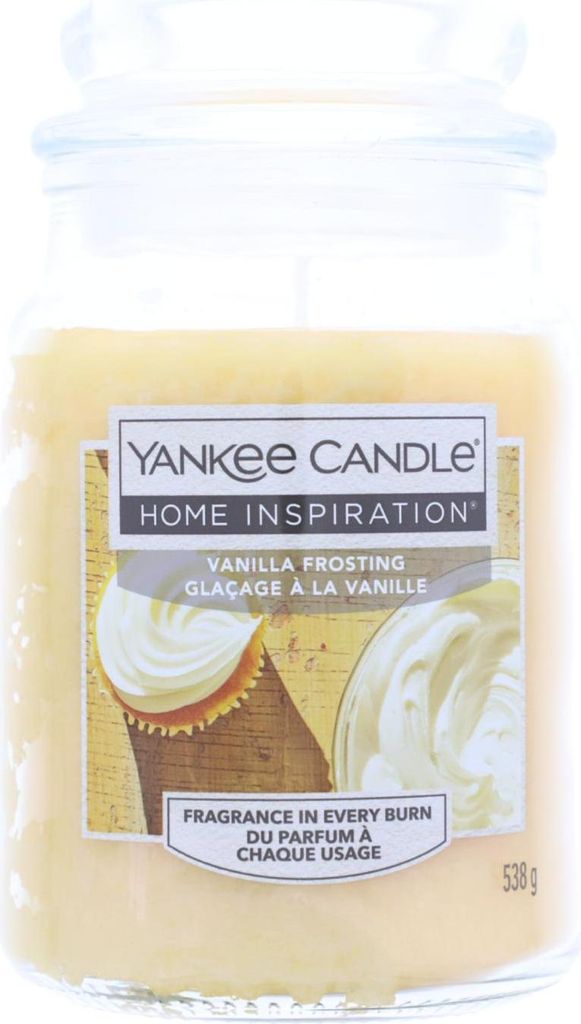 Yankee Candle Vanilla Frosting Große  Duftkerze im Glas Produktbild 