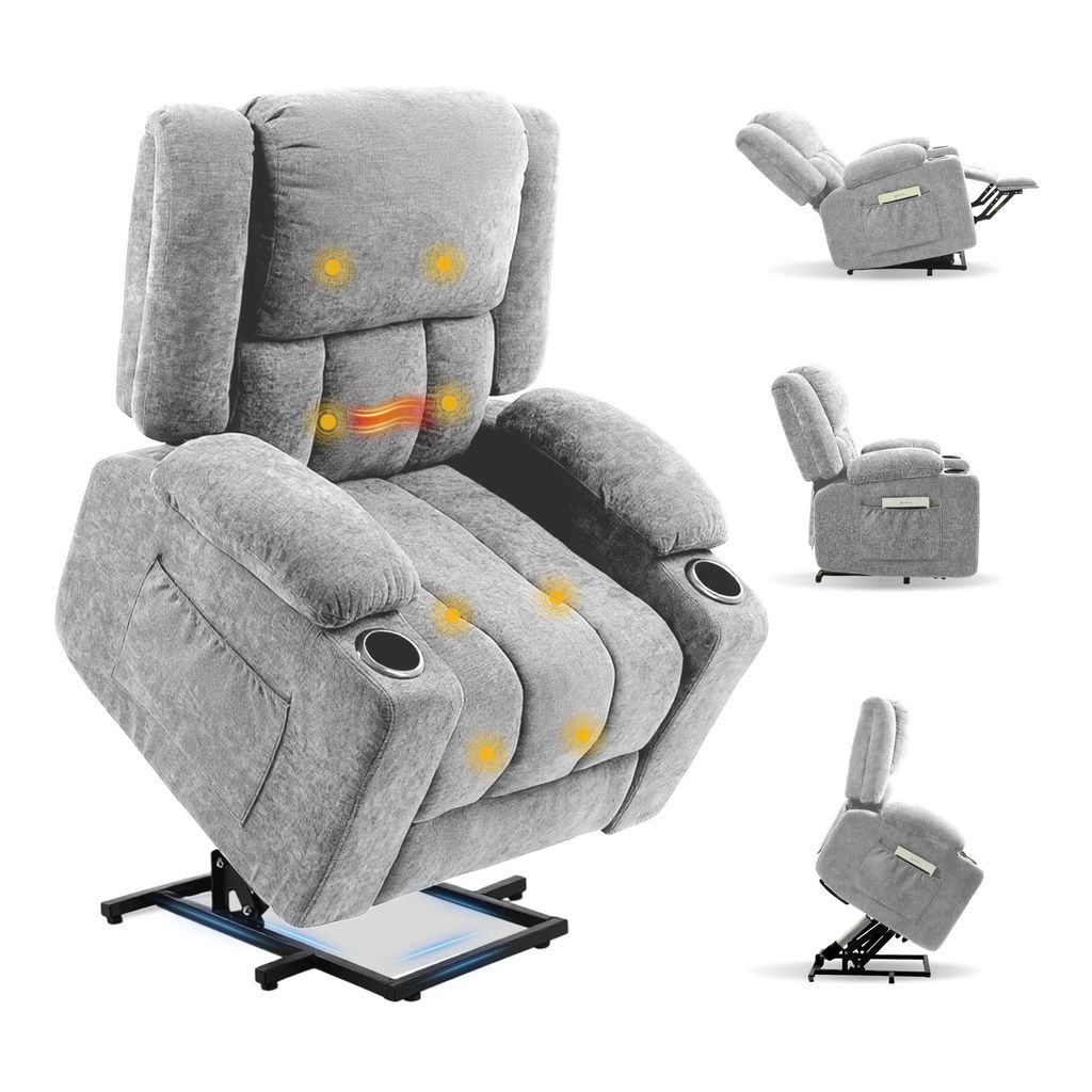 FLEXISPOT XL6 Elektrische massagestoel met opstahulp, Productafbeelding 