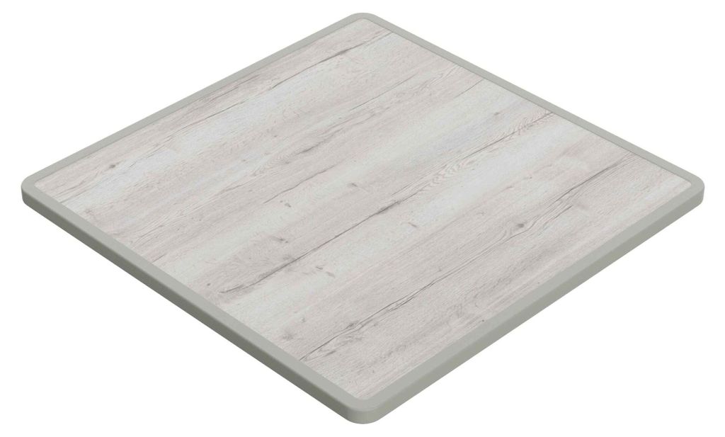 Resalit Outdoor Tischplatte | 70x70 cm | Eiche Hell