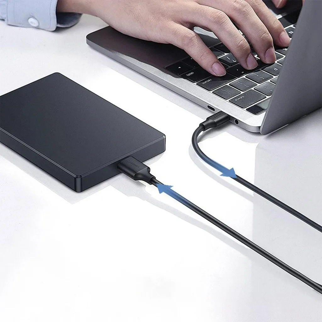 Cavo Ugreen Micro USB 3.0 a Type-C 1m - Nero per Hard Disk - 17