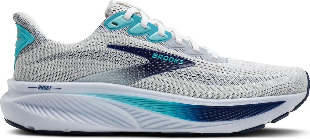 Brooks Ghost 17 weiss/blau 11.0 Produktbild 