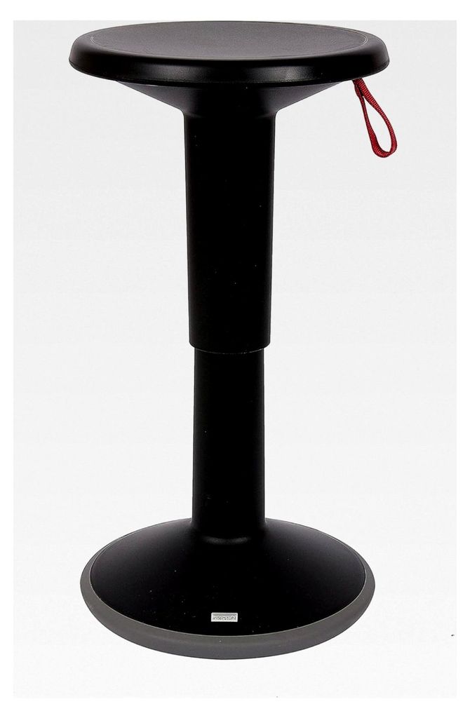 Mehrzweck-Hocker UPis1 - für dynamisches Sitzen (schwarz)