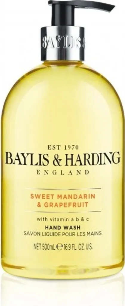 Gel Lavant Mains pour une Hygiène Fraîche Mandarine Pamplemousse 500ml