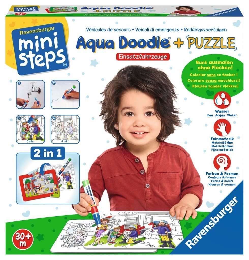 Aqua Doodle Puzzle: Einsatzfahrzeuge Ravensburger 04558