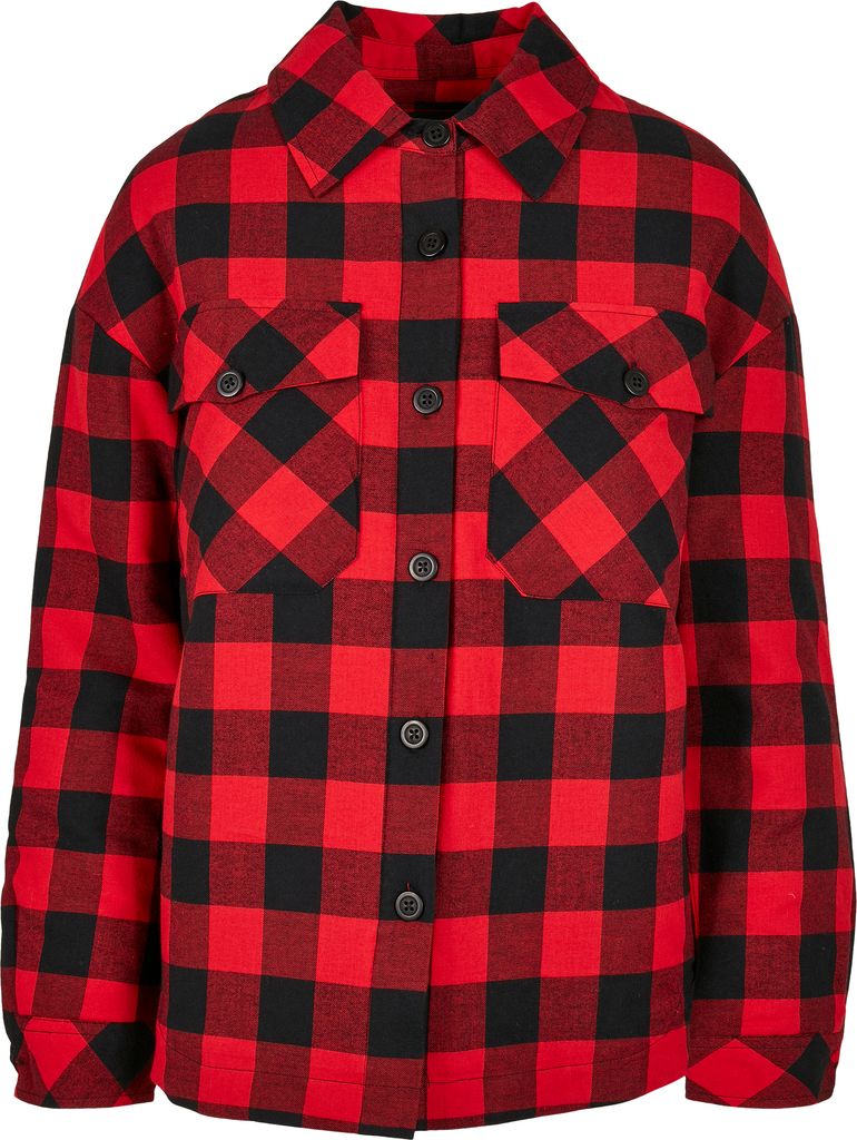 Urban Classics Ladies - Flanell Oversized Shirt Jacke - 4XL