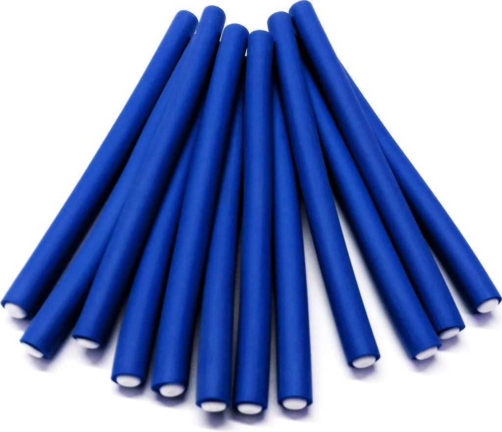 FP Flex-Wickler - Papilotten - ca. 13 mm Ø blau, 12 Stck.