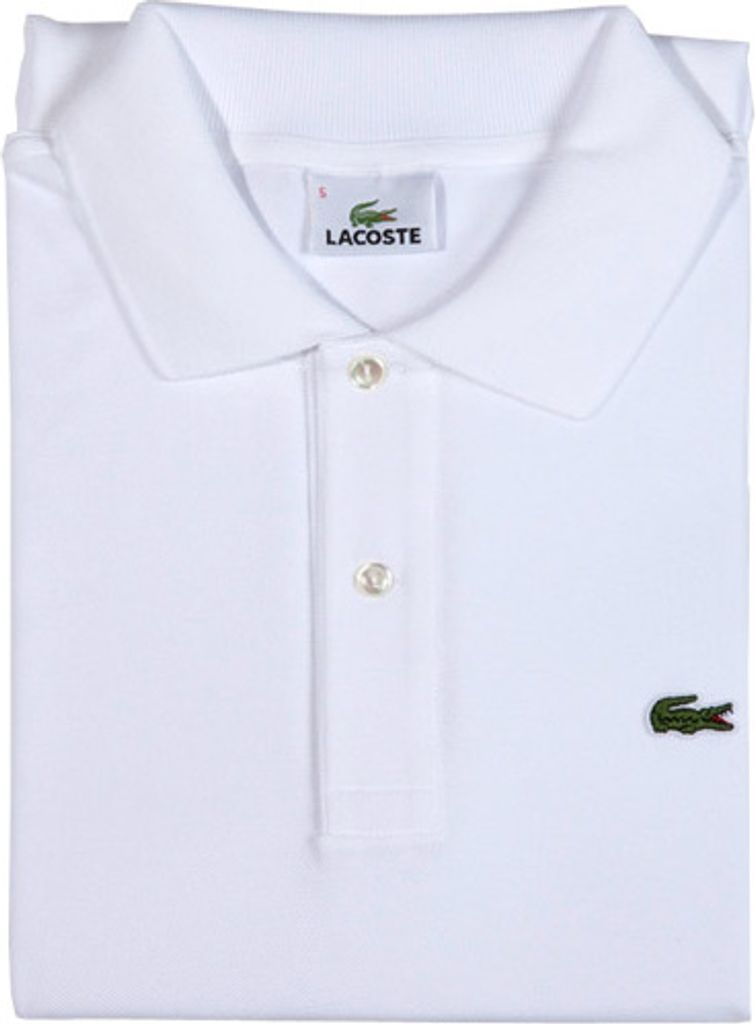 Herren Poloshirt uni Farbe Weiss Produktbild 