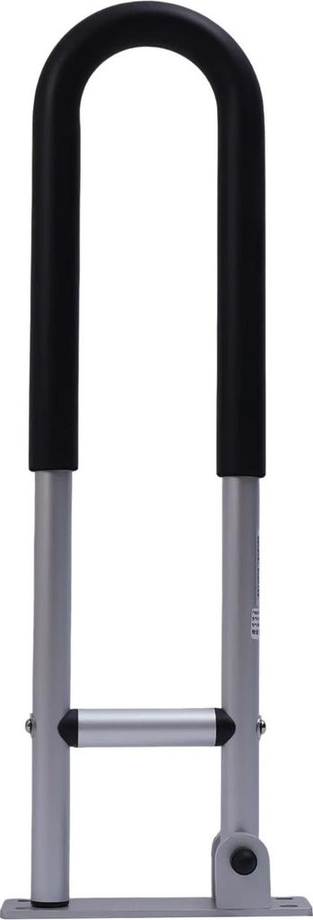 Wandmontierter WC-Haltegriff - Stützgriff - 60 cm Länge - Aluminiumlegierung - Für Senioren, Menschen mit Behinderung, Schwangere - Mehrfarbig