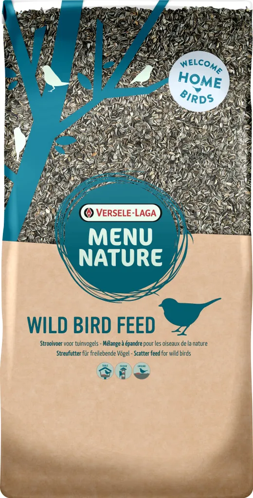 Menu Nature Graines de tournesol striées 7,5 kg pour oiseaux du ciel