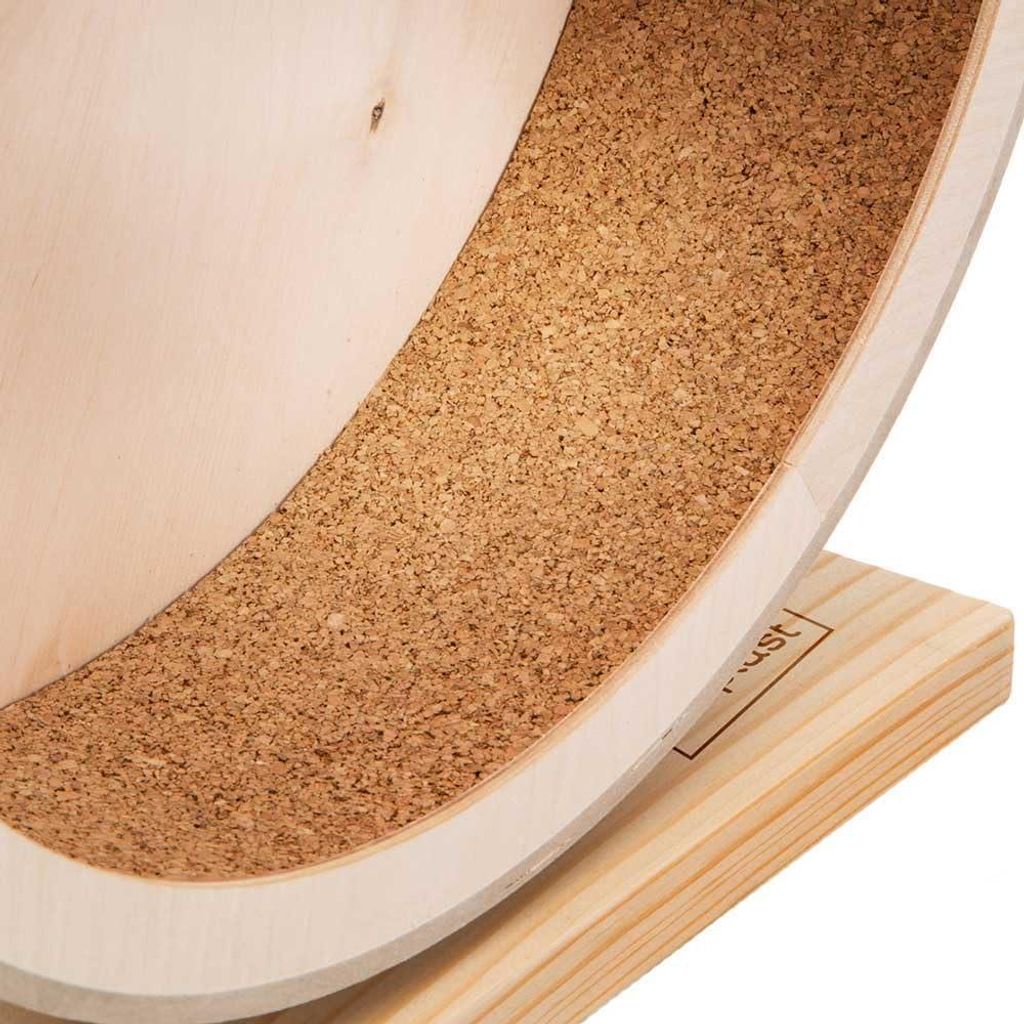 Hamster-Rad aus Holz - Spielzeug für Chinchillas und Mäuse - Durchmesser 26 cm