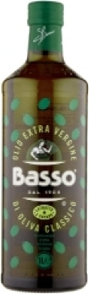 A bottle of olive oil.