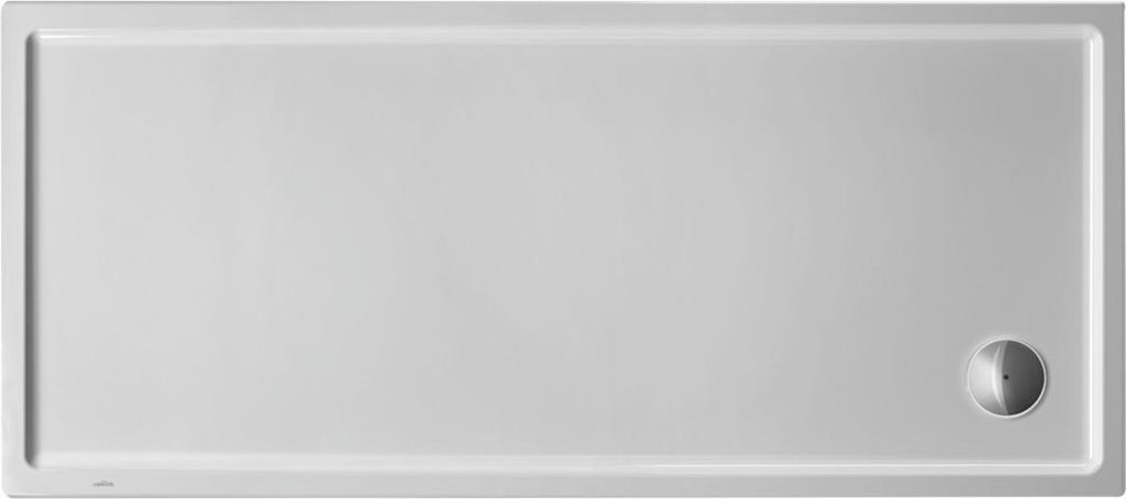 Duravit Rechteck-Duschwanne SLIMLINE STARCK mit Antislip 1700 x 750 x 60 mm weiß