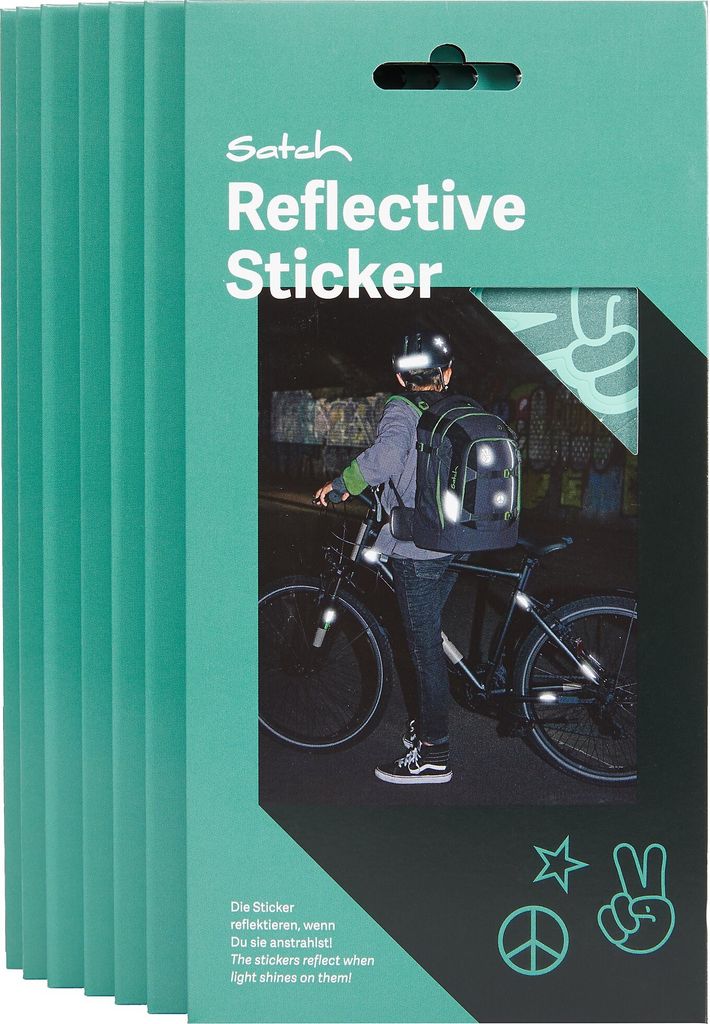 satch Reflektierende Sticker Mint