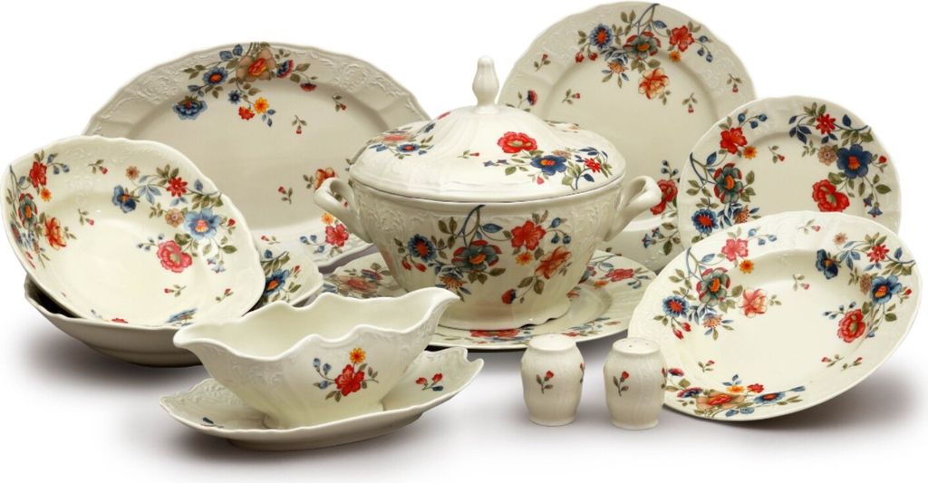 Thun 1794 Bernadotte, jídelní souprava, slonová kost, Obrázek produktu 
