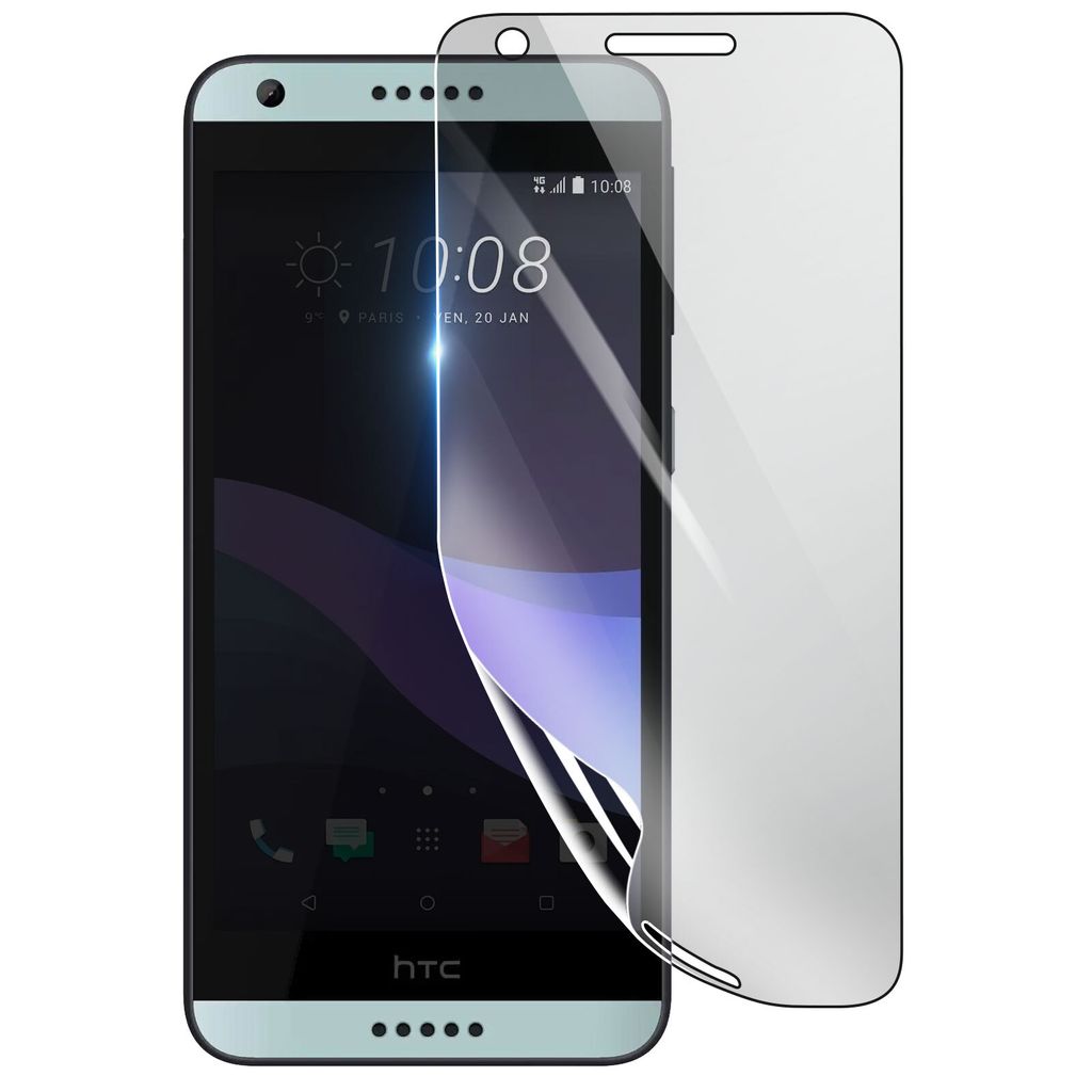 3mk, Stoß- und kratzfester Hydrogel Bildschirmschutz für Htc Desire 650, Transparent
