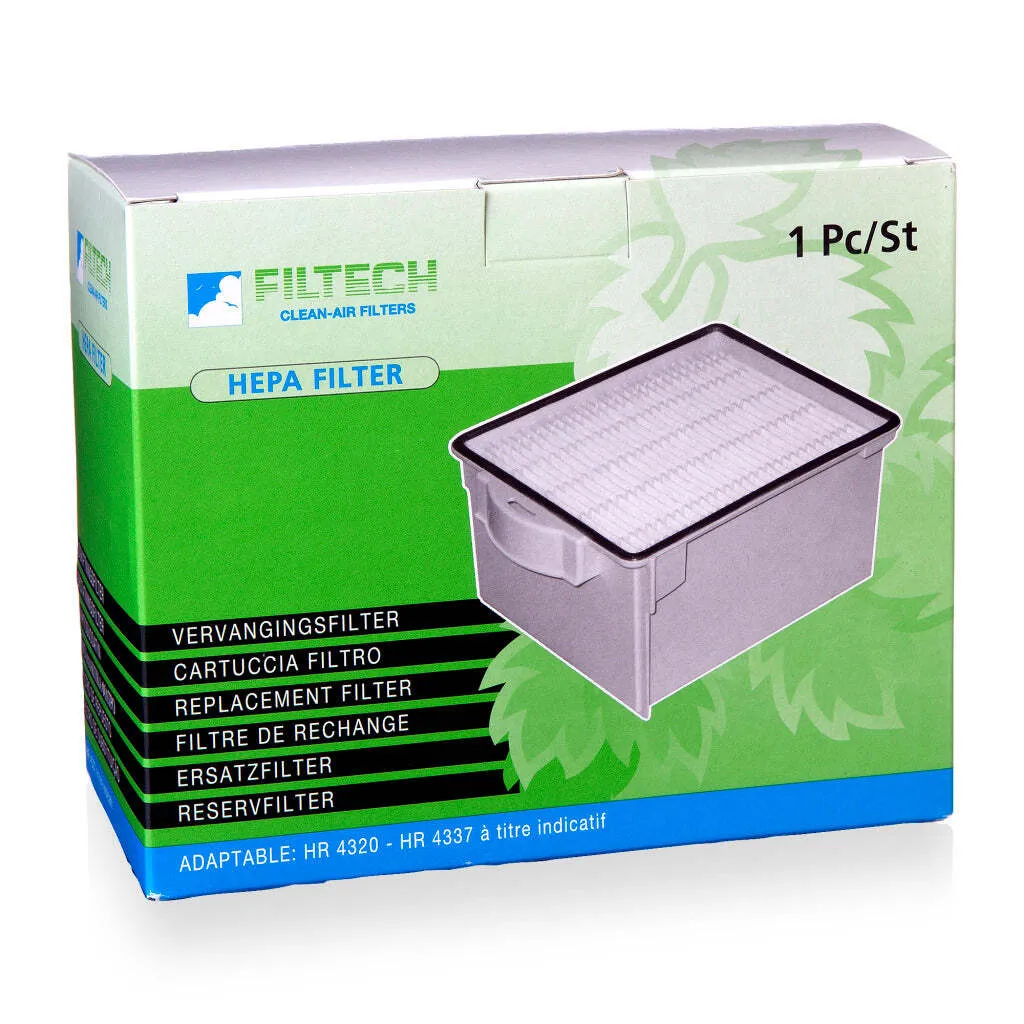 Filtech HR4920 Hepafilter : Filtration Anti-Allergènes et Micro-Poussière