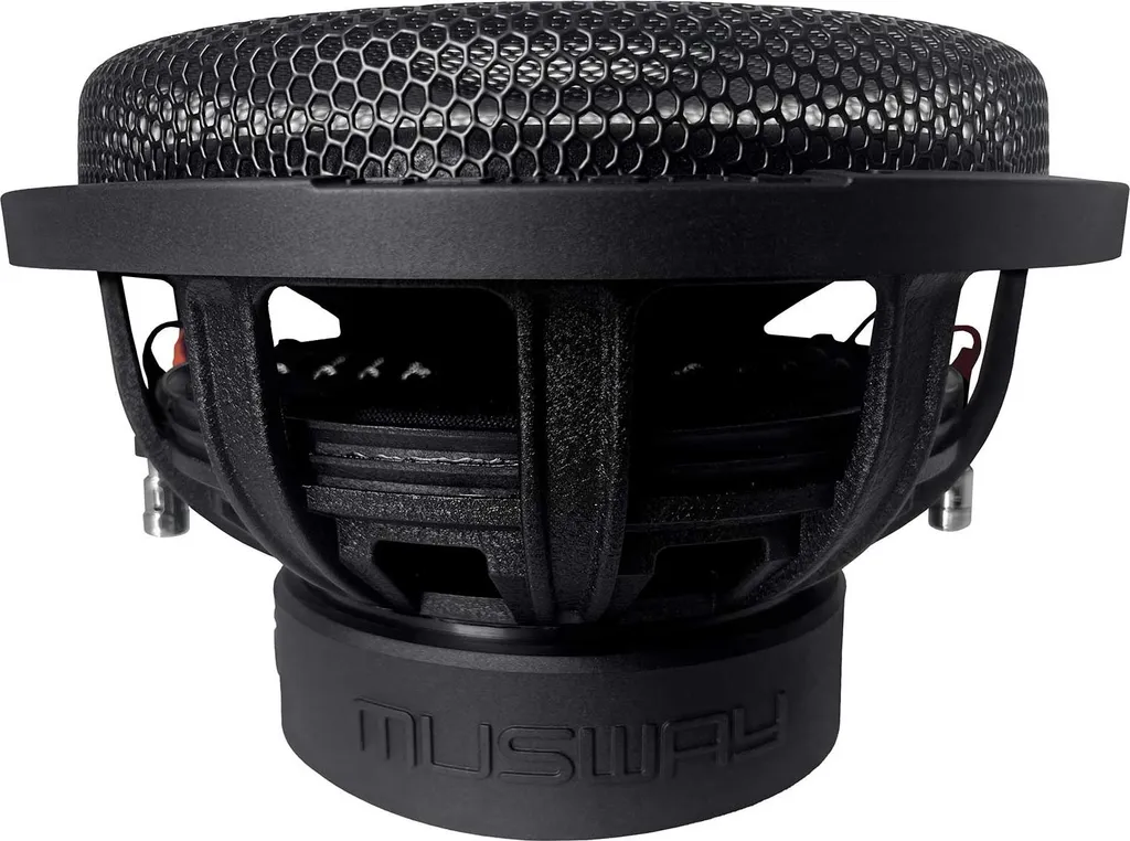 Subwoofer de Coffre 25 cm MUSWAY MG10 pour Améliorer le Son d'Origine