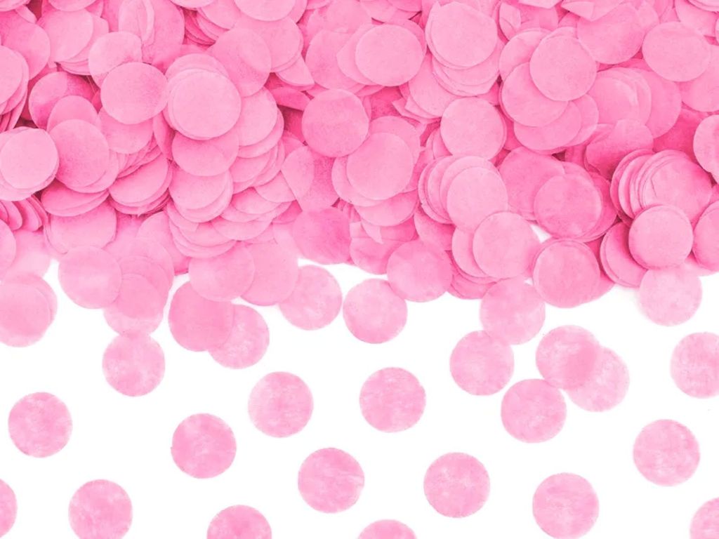 Konfettikanone Baby Geschlecht - Mädchen 60cm rosa Produktbild 